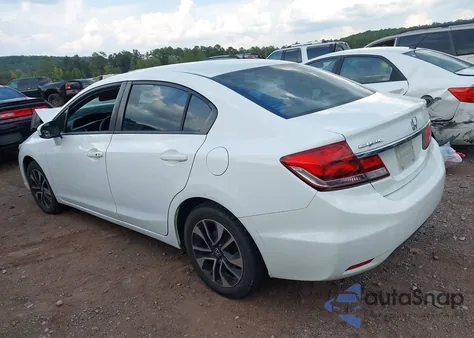 2015 Honda Civic Ex z USA, uszkodzony, nr VIN 19XFB2F86FE110189